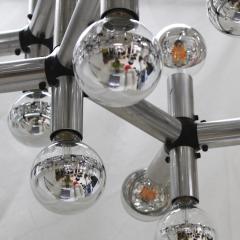 Robert Haussmann Mid Century Modern Robert Haussmann Atomic Suspension Lamp Switzerland 1969 - 2862347