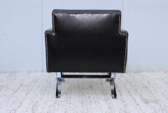 Robert Haussmann Robert Haussmann Chrome And Leather Lounge Chairs - 1100843