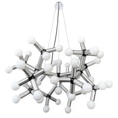 Robert Haussmann Robert Haussmann Monumental 50 Light Molecule Light Structure Chandelier - 3300291