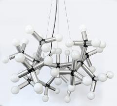 Robert Haussmann Robert Haussmann Monumental 50 Light Molecule Light Structure Chandelier - 3300300