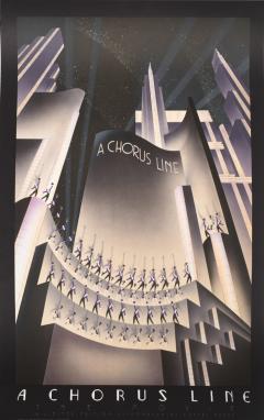 Robert Hoppe A Chorus Line Lithograph By Robert Hoppe - 4527122