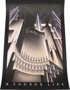 Robert Hoppe A Chorus Line Lithograph By Robert Hoppe - 4527123