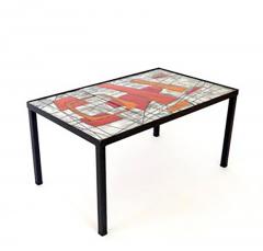 Robert Jean Cloutier French Ceramic Coffee Table by Jean and Robert Cloutier Freres Cloutier - 465591