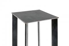 Robert Koch Artist Made Industrial Steel Pedestal Stand by Robert Koch - 1090179