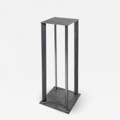 Robert Koch Artist Made Industrial Steel Pedestal Stand by Robert Koch - 1091655