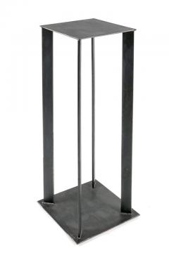 Robert Koch Artist Made Industrial Steel Pedestal Stand by Robert Koch USA 2018 - 869298