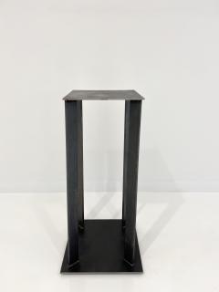 Robert Koch Artist Made Industrial Steel Pedestal Stand by Robert Koch USA 2018 - 3367217