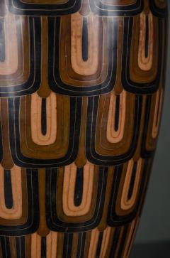 Robert Kuo Baluster Jar Lid Fish Scale Design by Robert Kuo Limited Edition Cloisonn  - 3829989