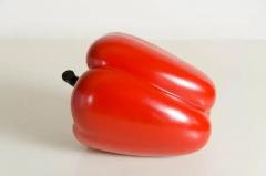 Robert Kuo Bell Pepper Red Lacquer by Robert Kuo Hand Repousse Limited Edition - 3830327