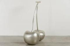 Robert Kuo Cherries White Bronze by Robert Kuo Hand Repousse Limited Edition - 3830310