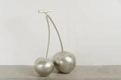 Robert Kuo Cherries White Bronze by Robert Kuo Hand Repousse Limited Edition - 3830312