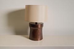 Robert Kuo Contemporary Antiqued Copper Dong Shan Table Lamp by Robert Kuo Limited Edition - 4035933