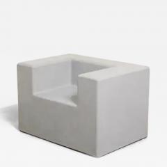 Robert Kuo Contemporary Arm Rest Chair in Grey Lacquer by Robert Kuo Limited Edition - 3848857