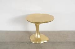 Robert Kuo Contemporary Hand Repouss Nuage Side Table in Brass by Robert Kuo - 3831669