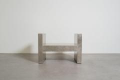 Robert Kuo Contemporary Hand Repouss White Bronze H Chair by Robert Kuo Limited Edition - 4704662