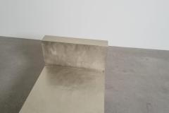 Robert Kuo Contemporary Hand Repouss White Bronze H Chair by Robert Kuo Limited Edition - 4704672