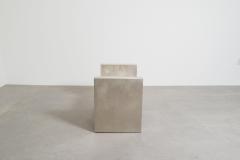 Robert Kuo Contemporary Hand Repouss White Bronze H Chair by Robert Kuo Limited Edition - 4704673