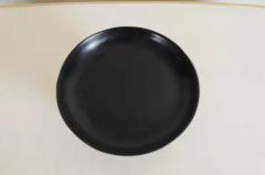 Robert Kuo Contemporary High Compote in Black Lacquer by Robert Kuo Limited Edition - 3834872