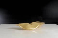 Robert Kuo Contemporary Lima Bean Sculpture in Brass by Robert Kuo Hand Repouss Limited - 3831678