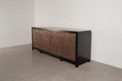 Robert Kuo Contemporary Repouss Antiqued Copper Kuai Design 4 Door Buffet by Robert Kuo - 4750740