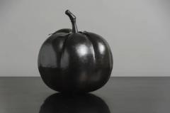 Robert Kuo Contemporary Repousse Tomato Sculpture in Dark Antique Copper by Robert Kuo - 3836720