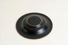 Robert Kuo Contemporary Ripple Bowl in Red and Black Lacquer by Robert Kuo Limited Edition - 3834974