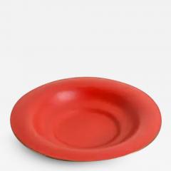 Robert Kuo Contemporary Ripple Bowl in Red and Black Lacquer by Robert Kuo Limited Edition - 3836274