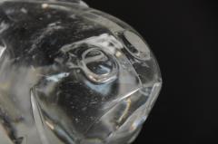 Robert Kuo Contemporary Shang Design Carved Frog Sculpture in Crystal by Robert Kuo - 3839146