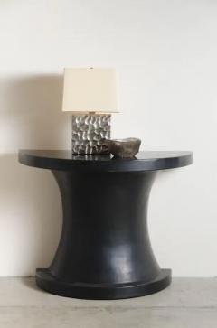 Robert Kuo Contemporary Silver Plated Rocco Cube Table Lamp by Robert Kuo Limited Edition - 3831644