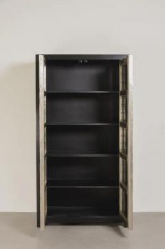 Robert Kuo Contemporary Tall Kuai Cabinet in White Bronze by Robert Kuo Limited Edition - 3838368