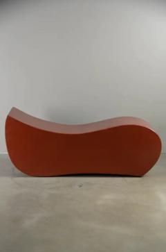 Robert Kuo Contemporary Yi Bench in Red Bean Lacquer by Robert Kuo Limited Edition - 3836744