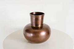 Robert Kuo Da Hu Copper Jar Antique Copper by Robert Kuo Hand Repouss Limited Edition - 3830259