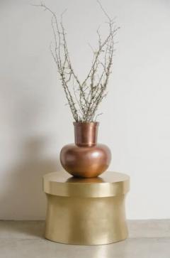 Robert Kuo Da Hu Copper Jar Antique Copper by Robert Kuo Hand Repouss Limited Edition - 3830263