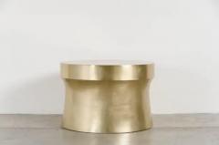 Robert Kuo Dong Shan Table Brass by Robert Kuo Hand Repousse Limited Edition - 3830255