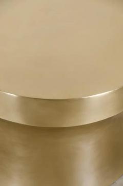 Robert Kuo Dong Shan Table Brass by Robert Kuo Hand Repousse Limited Edition - 3830261