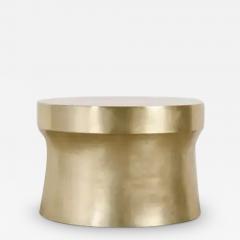 Robert Kuo Dong Shan Table Brass by Robert Kuo Hand Repousse Limited Edition - 3835912