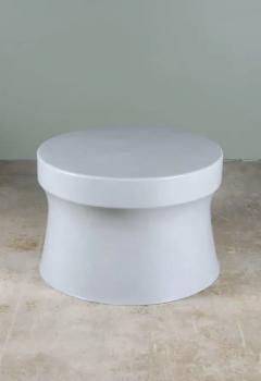 Robert Kuo Dong Shan Table Grey Lacquer by Robert Kuo Limited Edition In Stock - 3830023