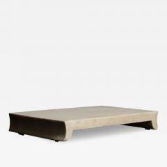 Robert Kuo Han Bai Yu Stone Elevated Tray by Robert Kuo Hand Carved Limited Edition - 3848831