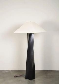 Robert Kuo Helix Floor Lamp Black Copper by Robert Kuo Limited Edition - 3830009