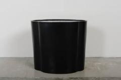 Robert Kuo High Tang Drumstool Black Lacquer by Robert Kuo Hand Repousse Limited - 3830143