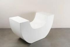 Robert Kuo Huang Chair Cream Lacquer by Robert Kuo Limited Edition - 3830109