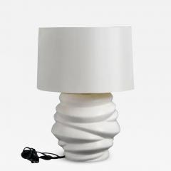 Robert Kuo Jie Jarlet Lamp Cream Lacquer by Robert Kuo Handmade Limited Edition - 3835904
