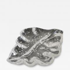 Robert Kuo Large Crystal Leaf Plate by Robert Kuo Limited Edition - 3908834