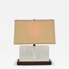 Robert Kuo Modern Robert Kuo for McGuire Carved Ice Table Lamp 1 of 2 - 4393009