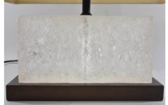 Robert Kuo Modern Robert Kuo for McGuire Carved Ice Table Lamp 1 of 2 - 4471301