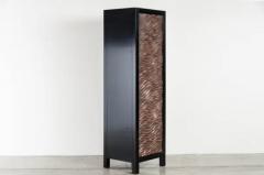 Robert Kuo Narrow Cabinet with Gobi Design Single Door by Robert Kuo Limited Edition - 3830280