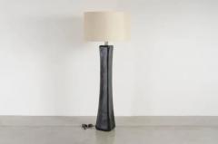 Robert Kuo Pillow Floor Lamp Black Lacquer by Robert Kuo Handmade Limited Edition - 3830252