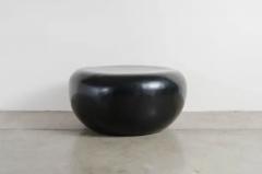 Robert Kuo Qi Seat Black Lacquer by Robert Kuo Hand Repousse Limited Edition - 3831507