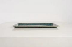 Robert Kuo Rectangular Tray Mediterranean Design by Robert Kuo Handmade Cloisonne - 3831556