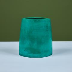 Robert Kuo Robert Kuo Green Peking Glass Vase - 4035915